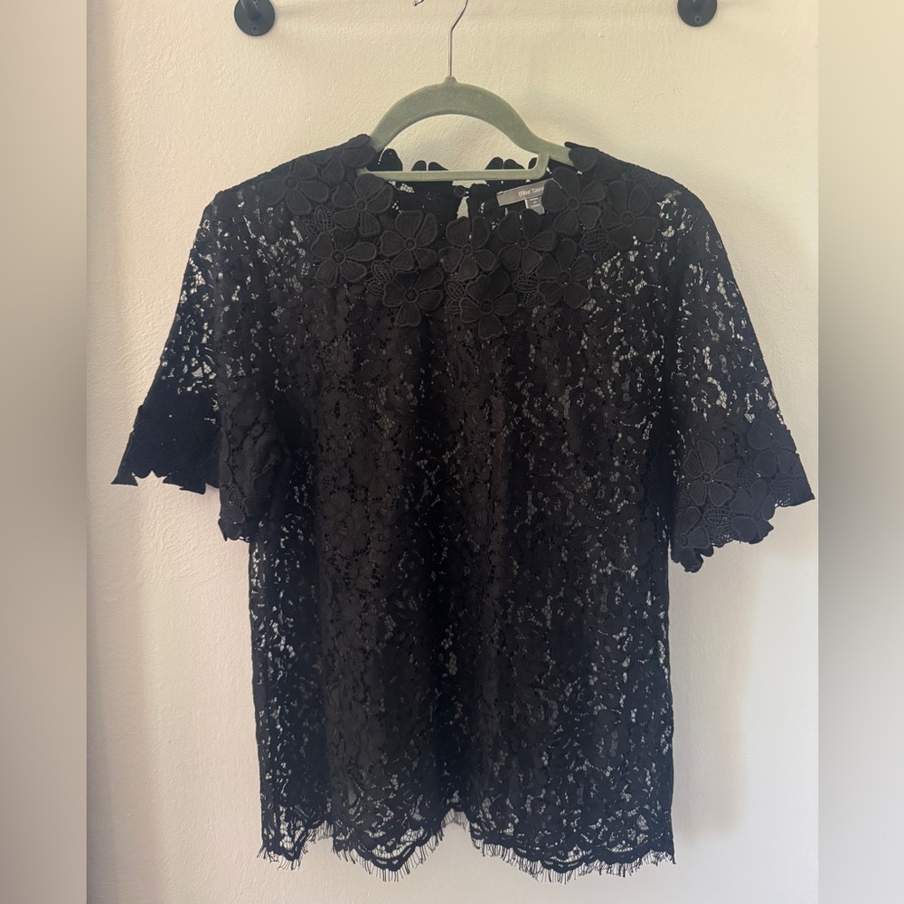 Elegant Black Lace Top